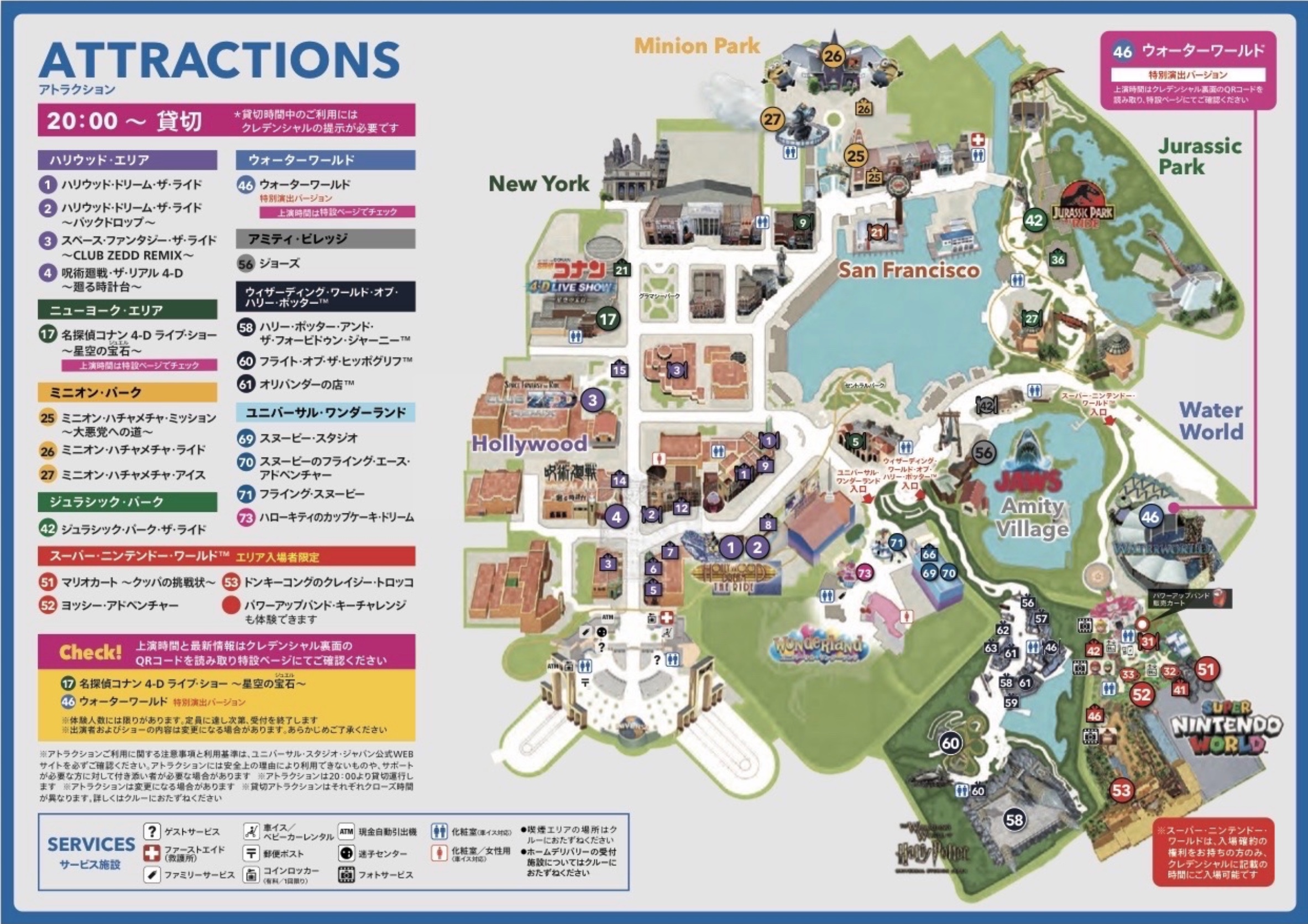 USJ パークマップ